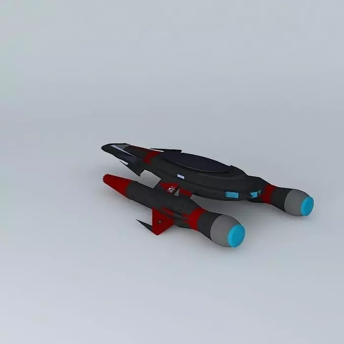 Darkstar Class Stealth Recon EW277 3D model_0