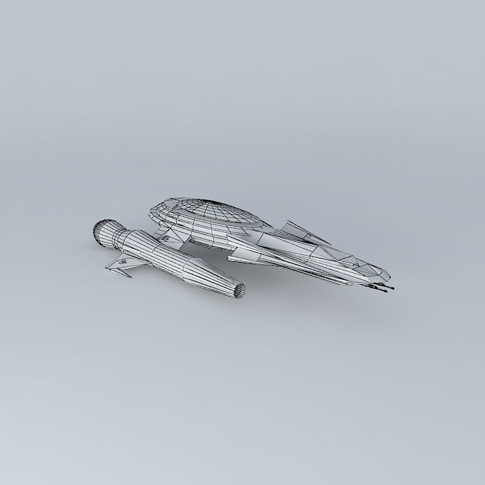 Darkstar Class Stealth Recon EW277 3D model_4