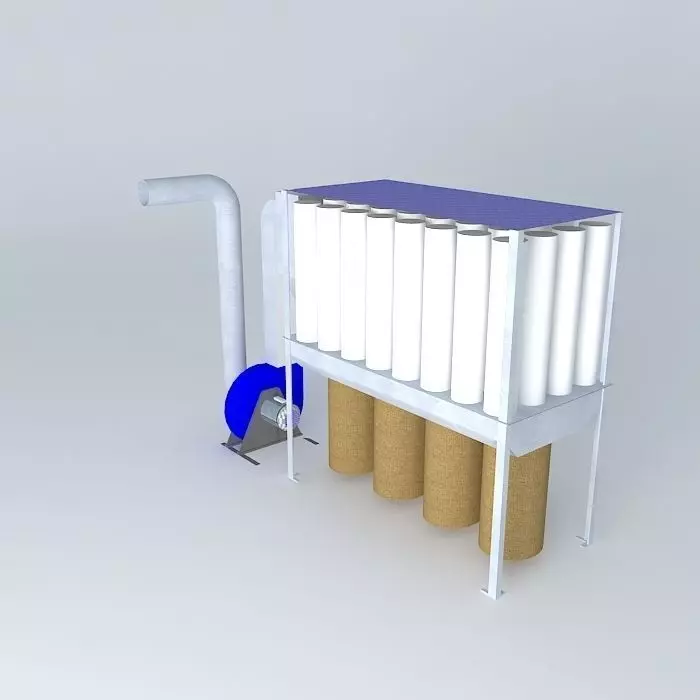 Nestro filter with fan, NSF 4-4-1200 Free 3D model