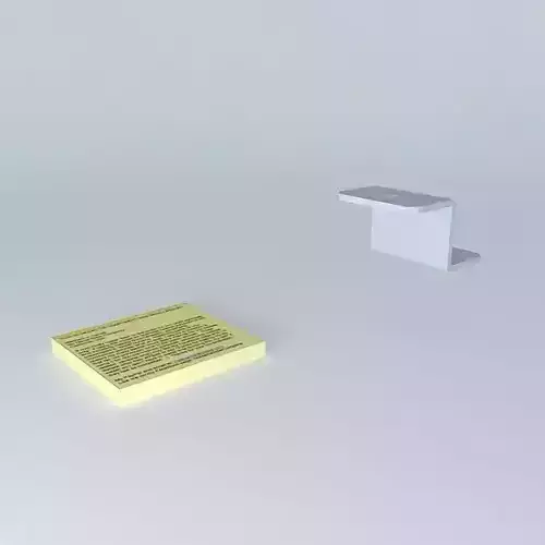 Machined Aluminum Z-Bracket Free 3D model