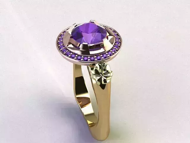 golden-ring gold ring with sapphires