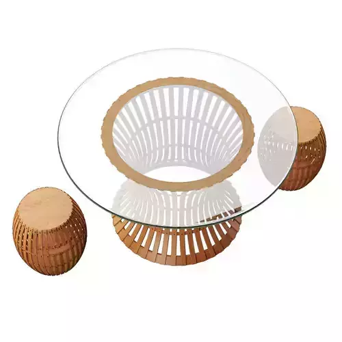 Garden Table Round 05