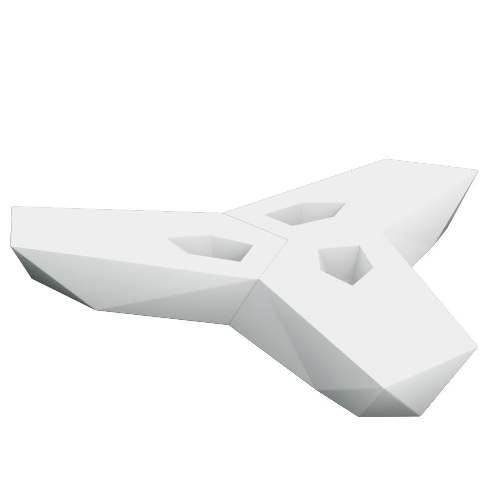 Vondom Faz Bench Low-poly 3D model_13