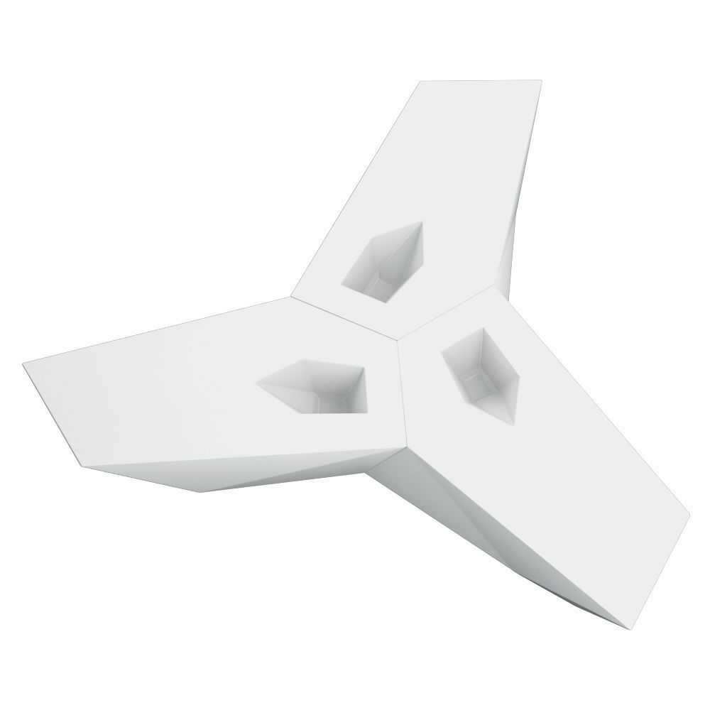 Vondom Faz Bench Low-poly 3D model_4