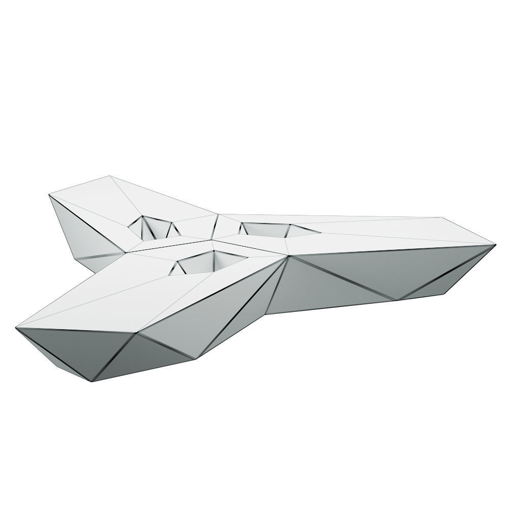 Vondom Faz Bench Low-poly 3D model_3