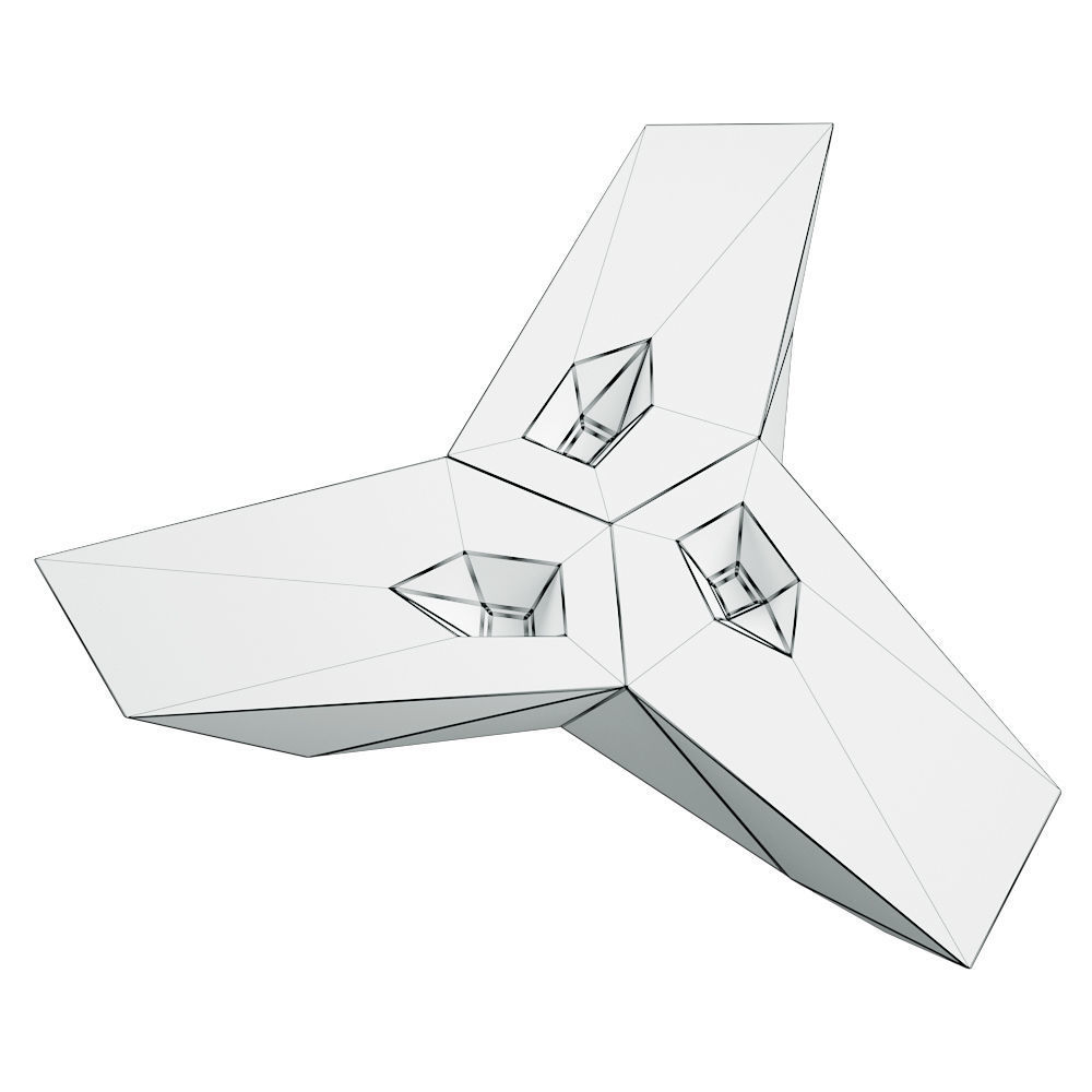 Vondom Faz Bench Low-poly 3D model_11