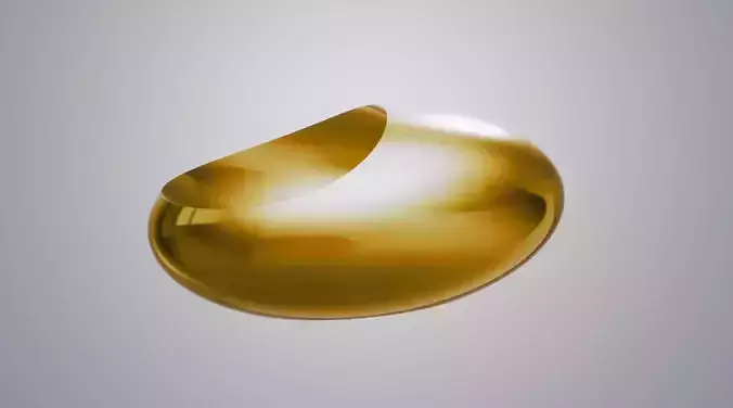 Modern Sleek Oval Vase