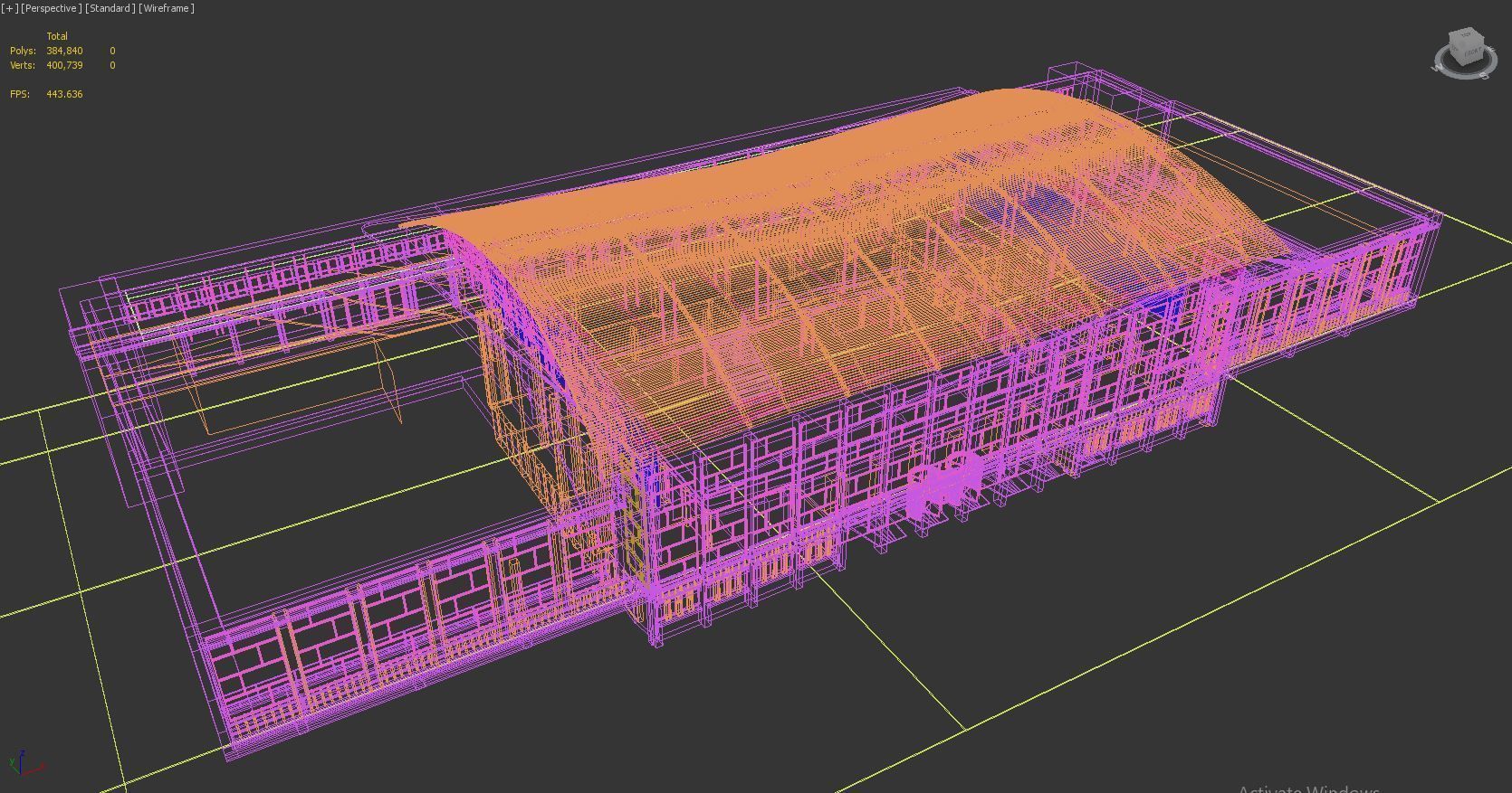 Brasov Railway Station Romania 3D model_6