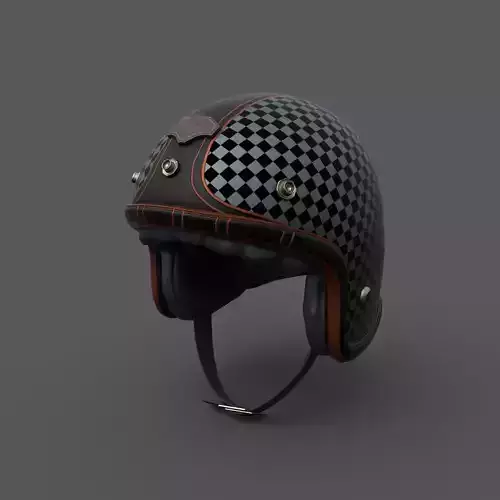 Helmet racer Generic sport scifi human 3d model Low-poly 3D model Helmet racer Generic sport scifi human 3d model Low-poly 3D model