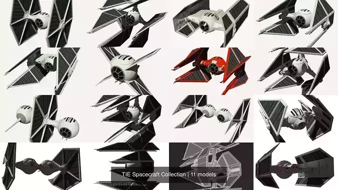 TIE Spacecraft Collection 