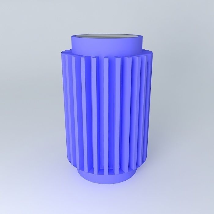 Electro motor Free 3D model_2