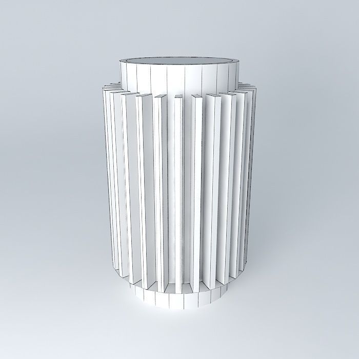 Electro motor Free 3D model_3