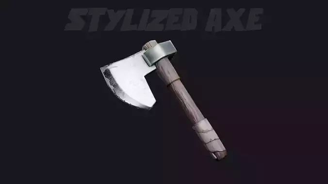 Stylized Axe - Game Asset