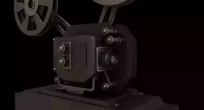 film movie projector 3d model 3D model