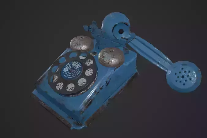 phone model for the game Low-poly 3D model