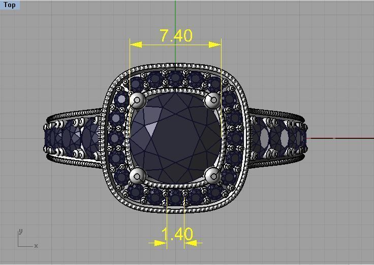 Model 167 Ring 3D print model_7