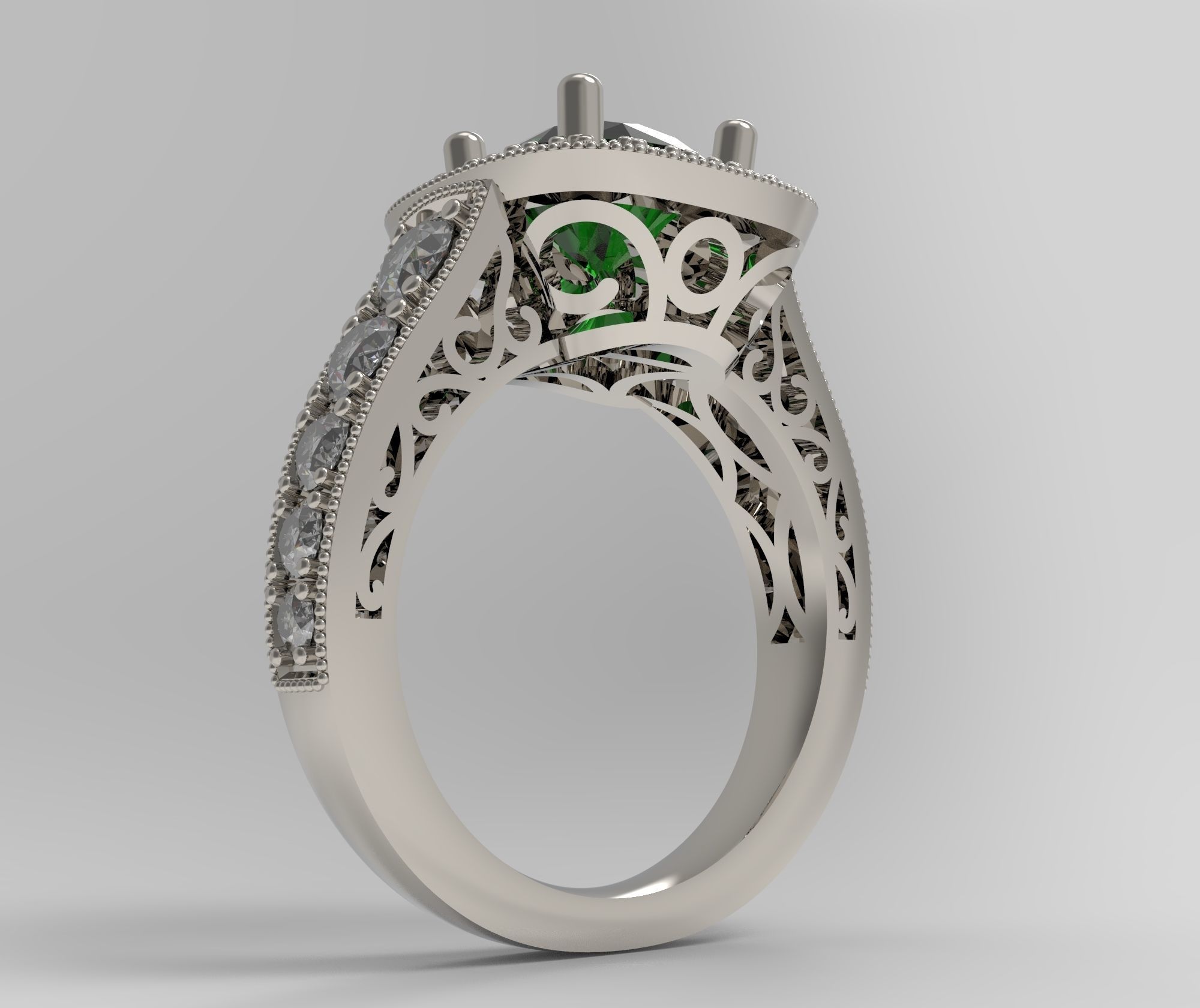 Model 167 Ring 3D print model_5