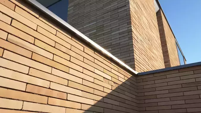 Roman brick wall texture large surface