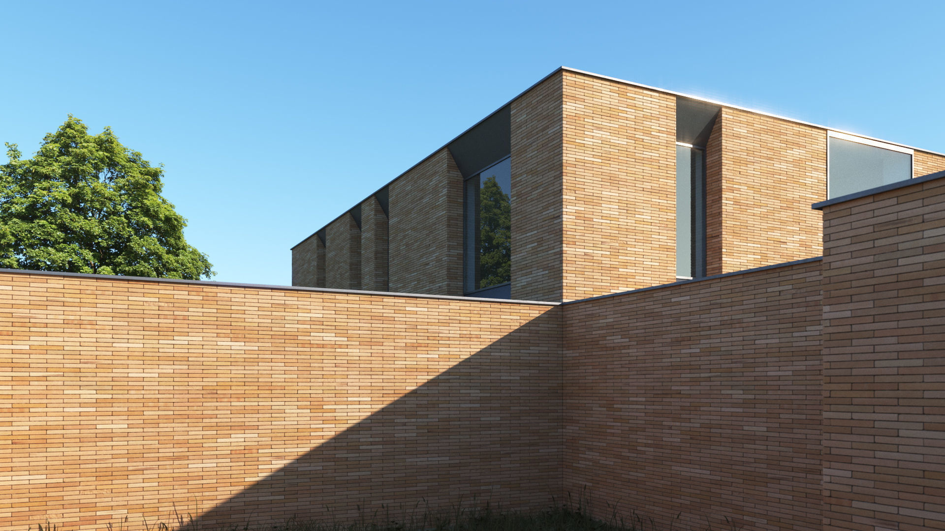 Roman brick wall texture large surface Texture_1