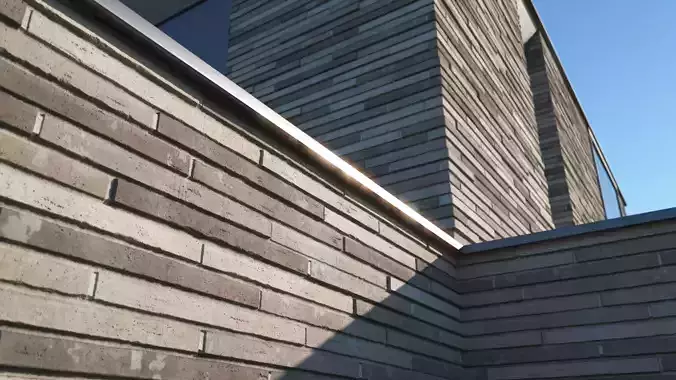 Roman brick wall texture large surface