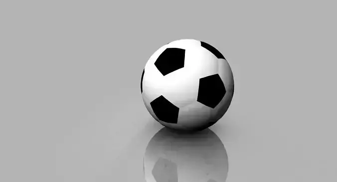 football 3d model soccer ball