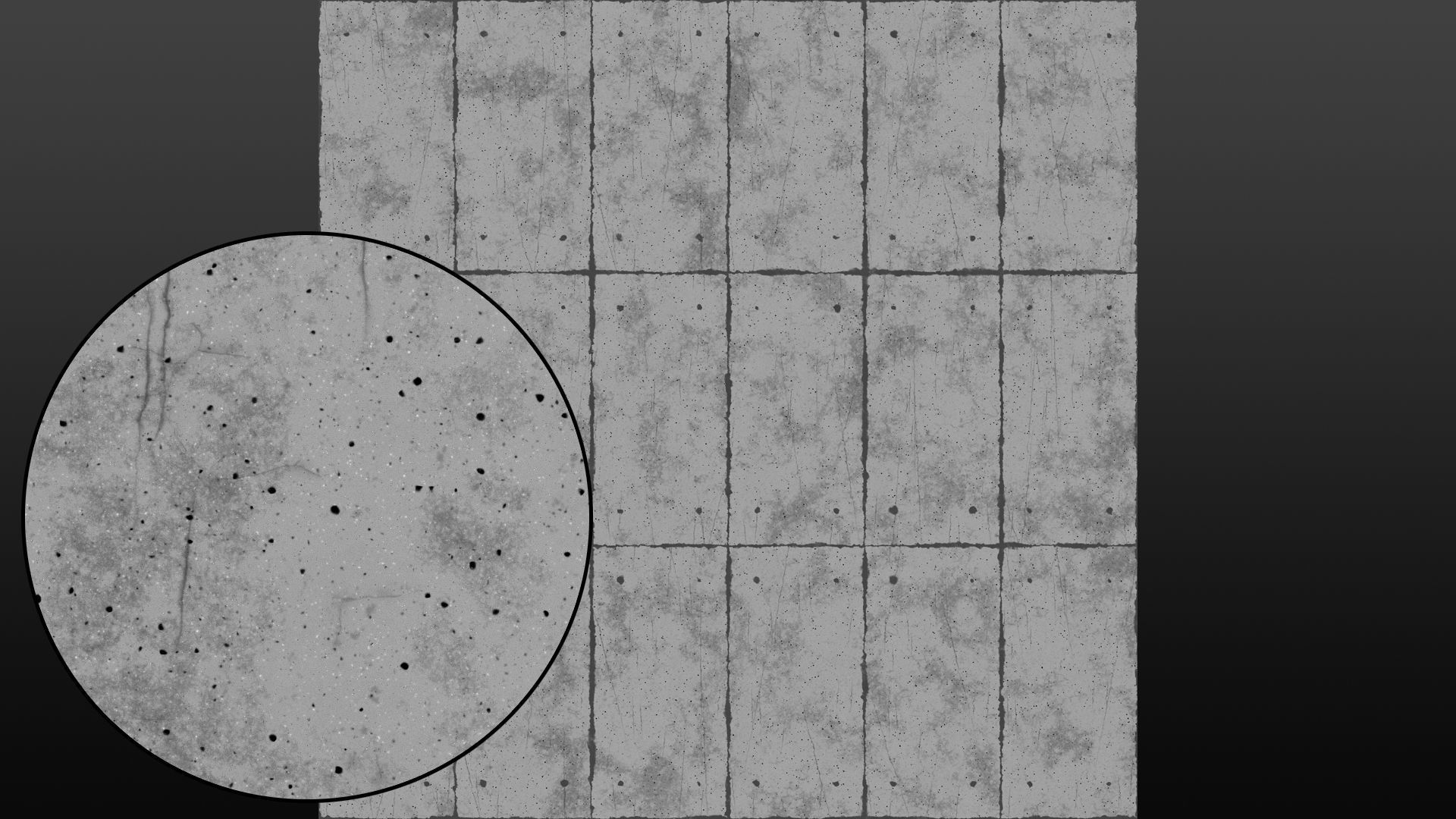 Concrete slabs wall with large lot Texture_7