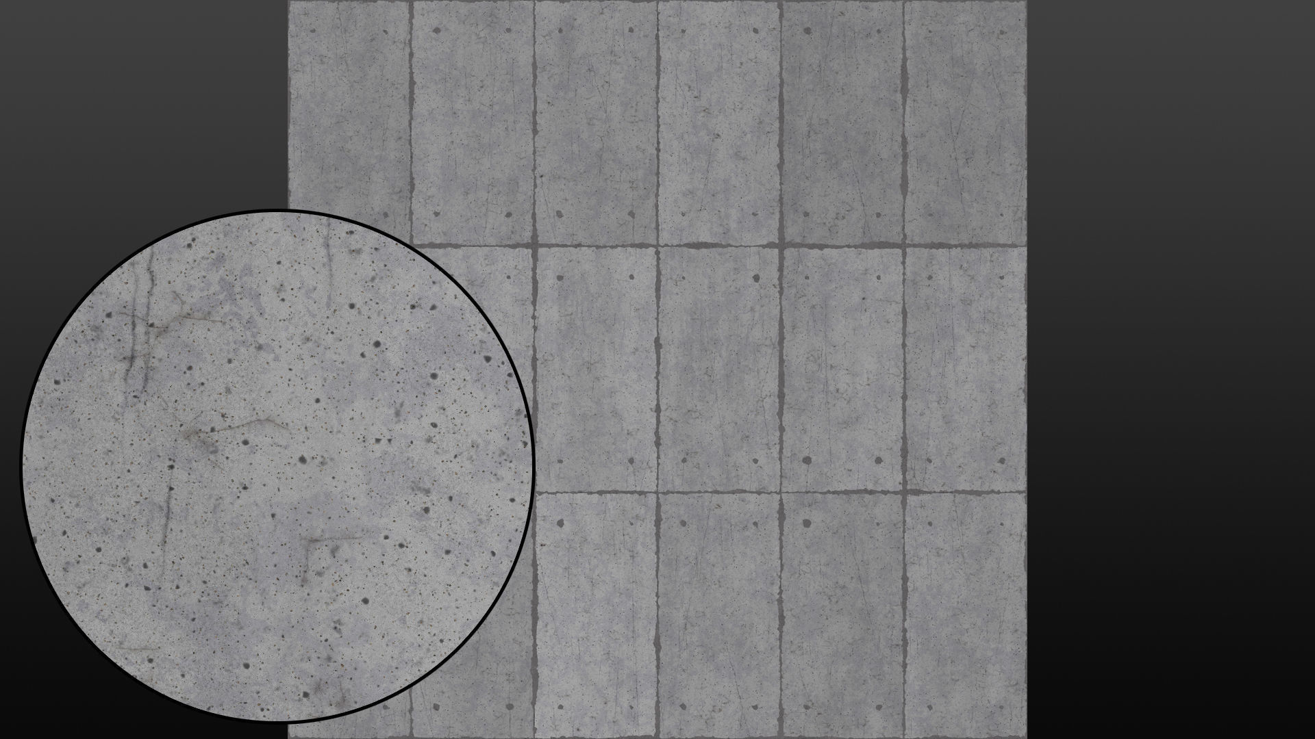 Concrete slabs wall with large lot Texture_5