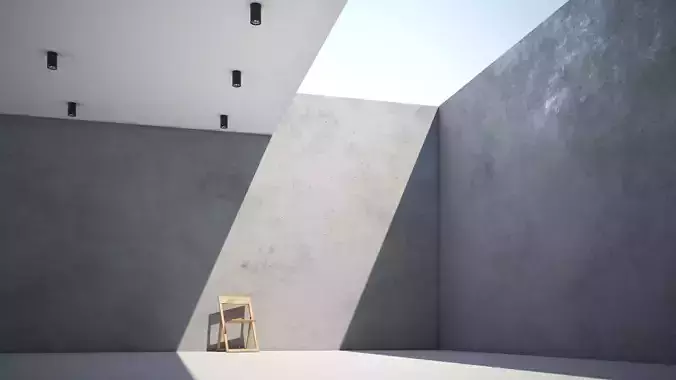 Smooth concrete wall texture large surface