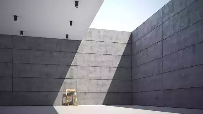 Bare concrete slab wall texture large surface