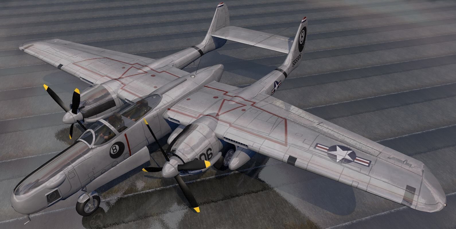 Northrop F-15 Reporter Collection 3D model_7