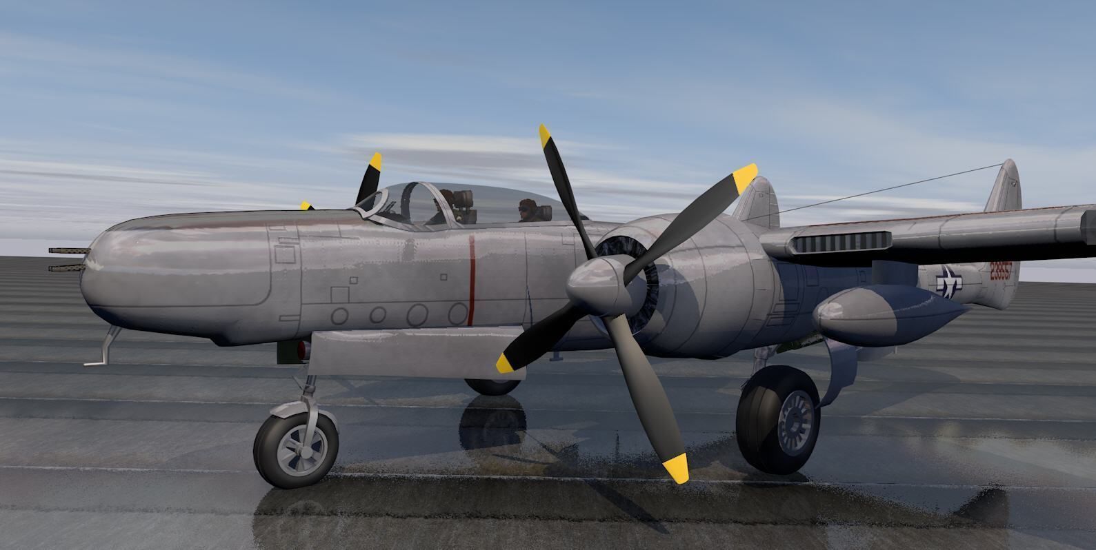 Northrop F-15 Reporter Collection 3D model_18