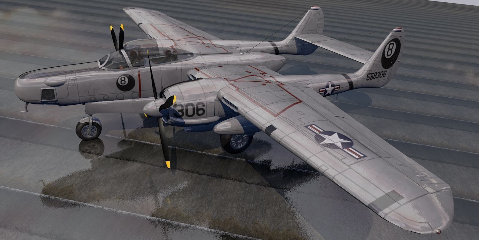 Northrop F-15 Reporter Collection 3D model_9
