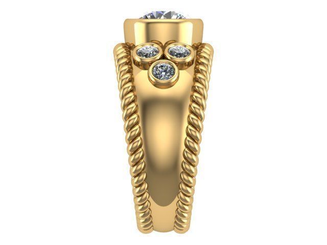 Fancy Ring  3D print model_2