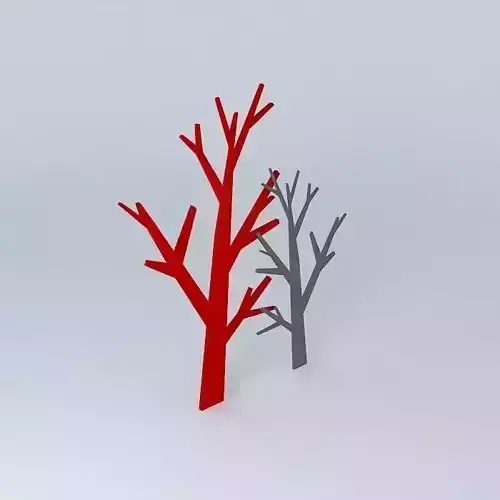 WOODEN TREE CUT OUT Free 3D model