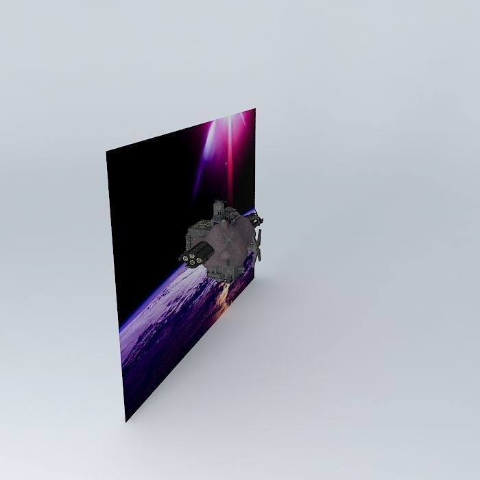 Defense Station Delta Class HD82-213 3D model_1