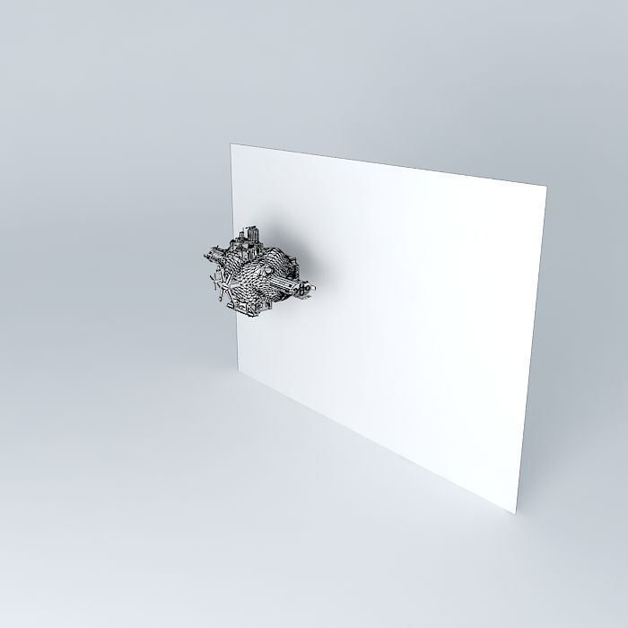 Defense Station Delta Class HD82-213 3D model_3