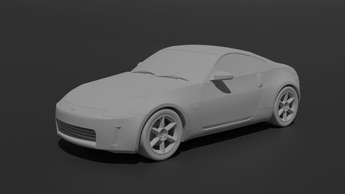 Nissan 350Z 3D print model