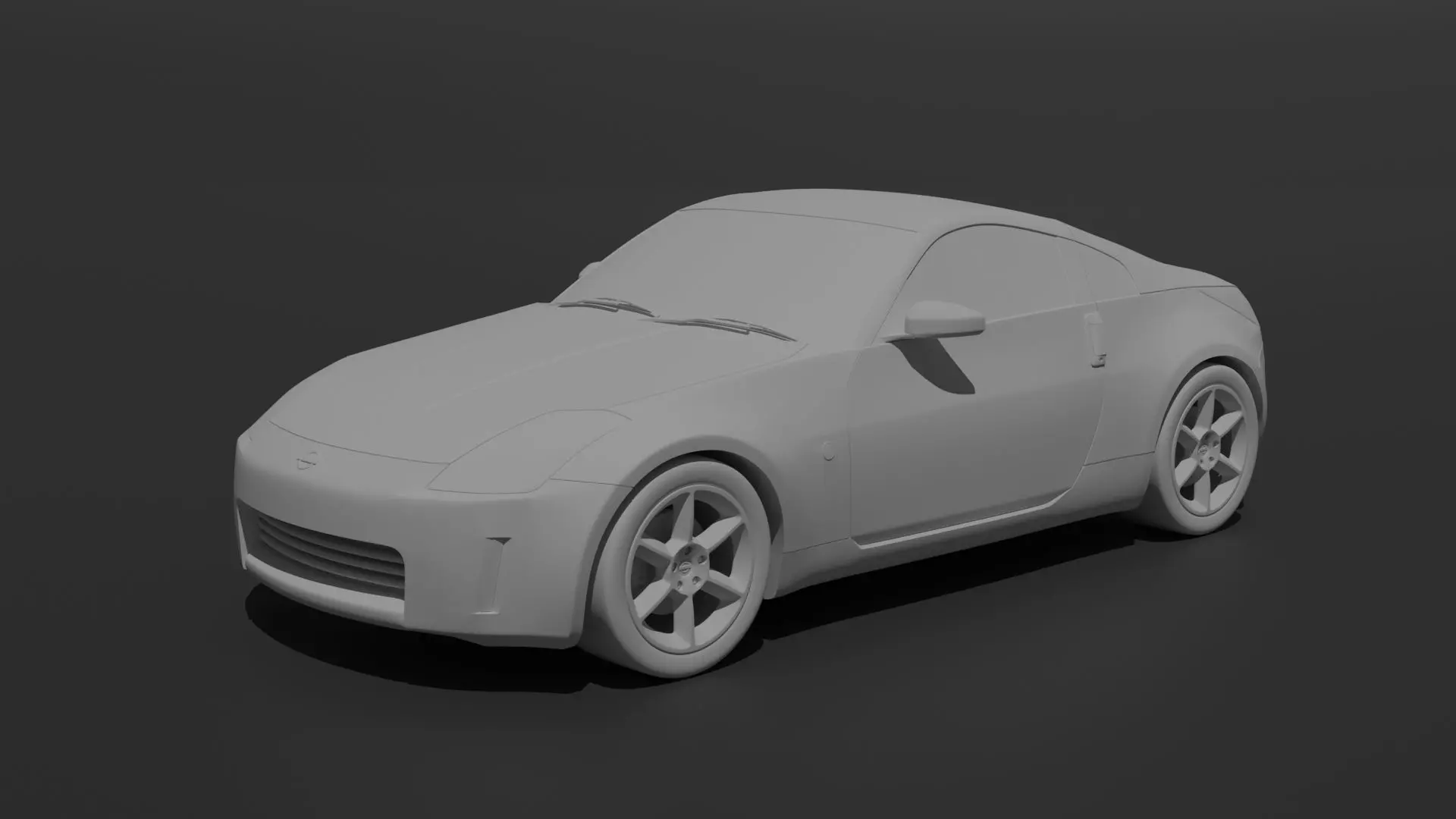 Nissan 350Z 3D print model_0