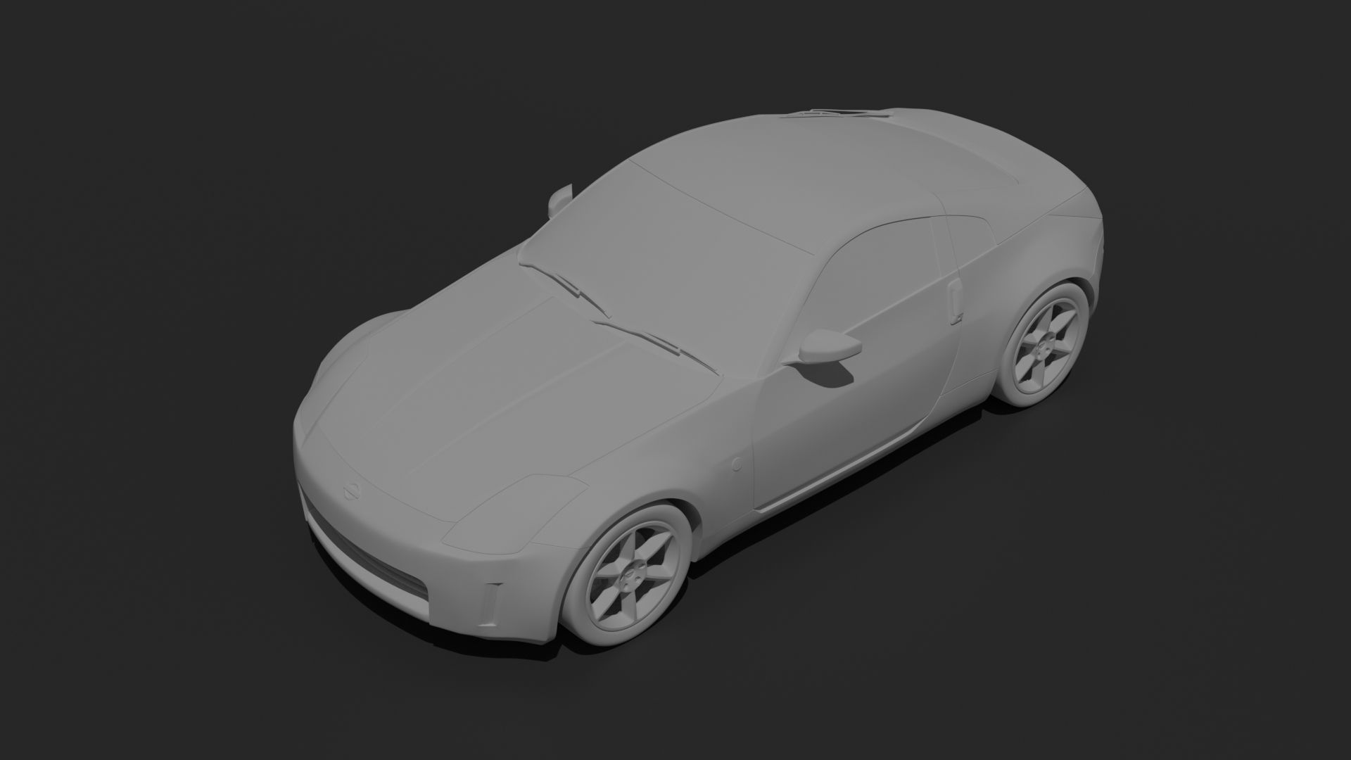 Nissan 350Z 3D print model_2