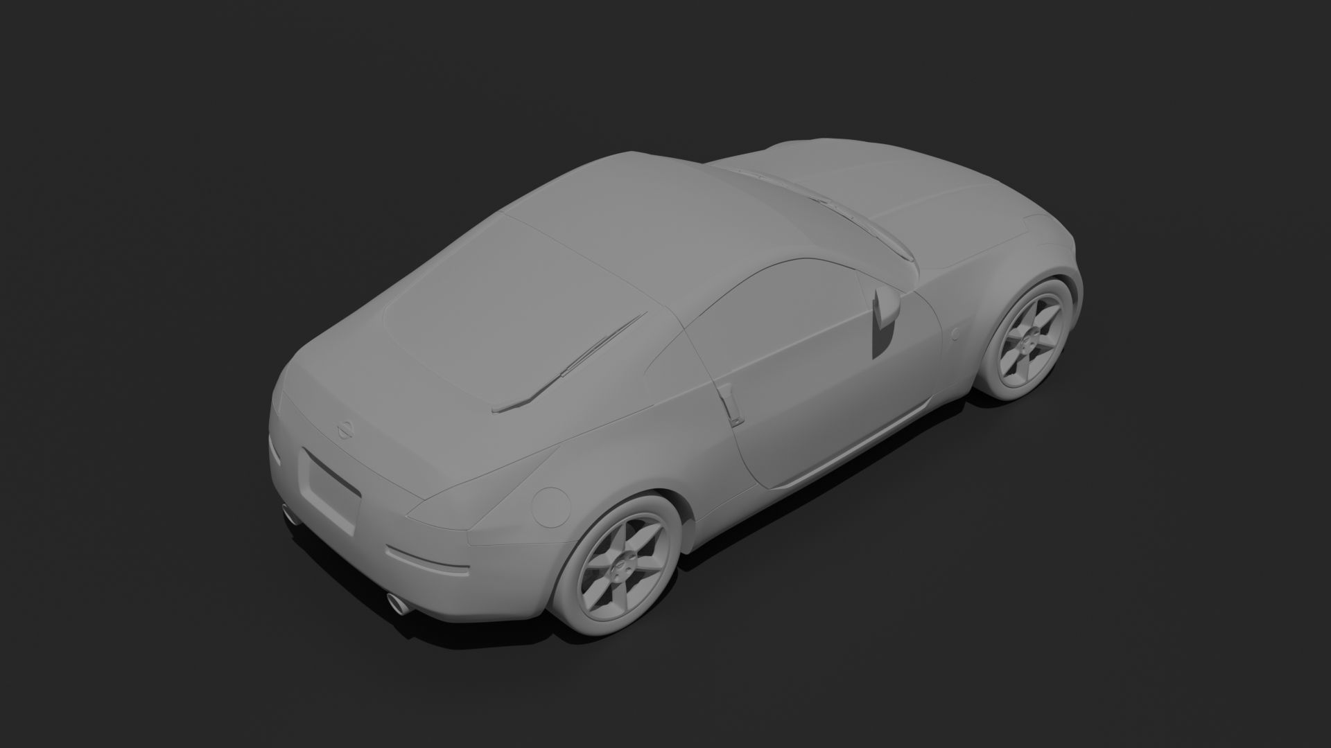 Nissan 350Z 3D print model_3