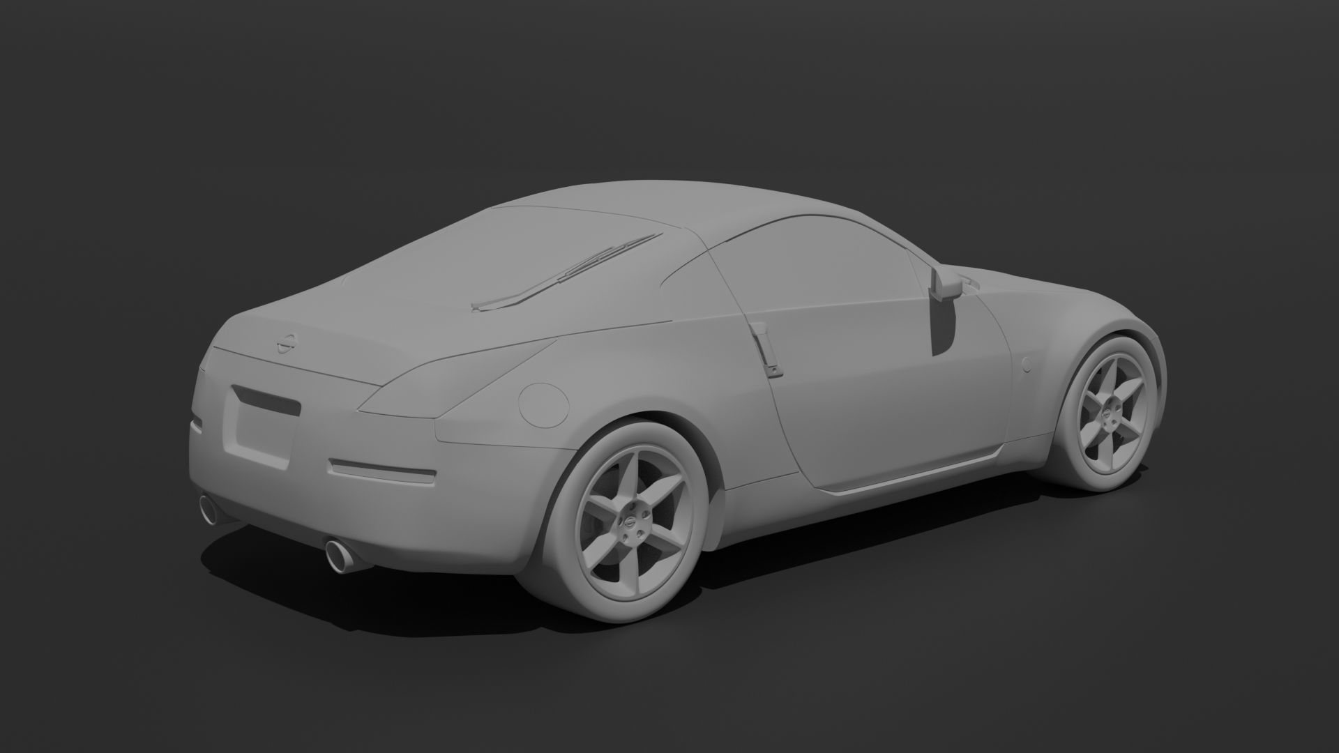 Nissan 350Z 3D print model_1