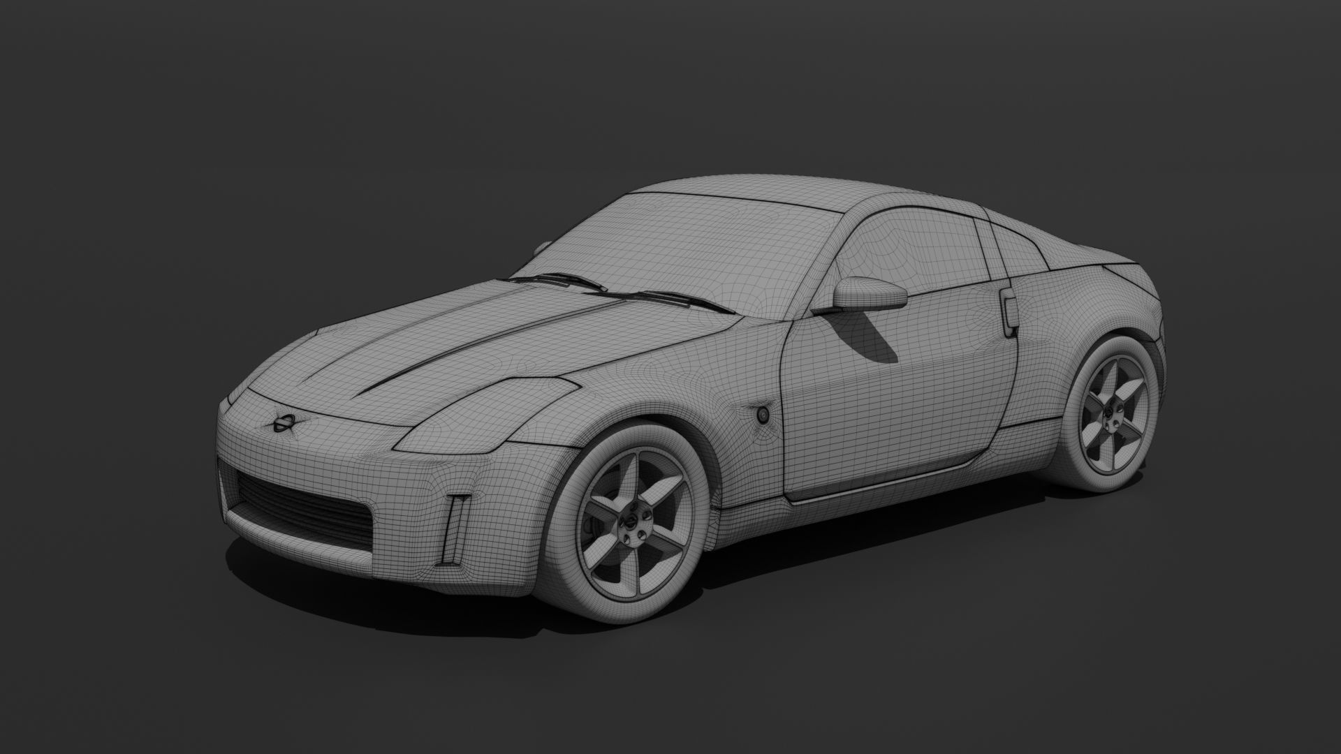 Nissan 350Z 3D print model_4