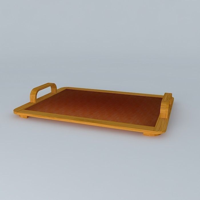 BAMBOO TRAY 3 Free 3D model_1