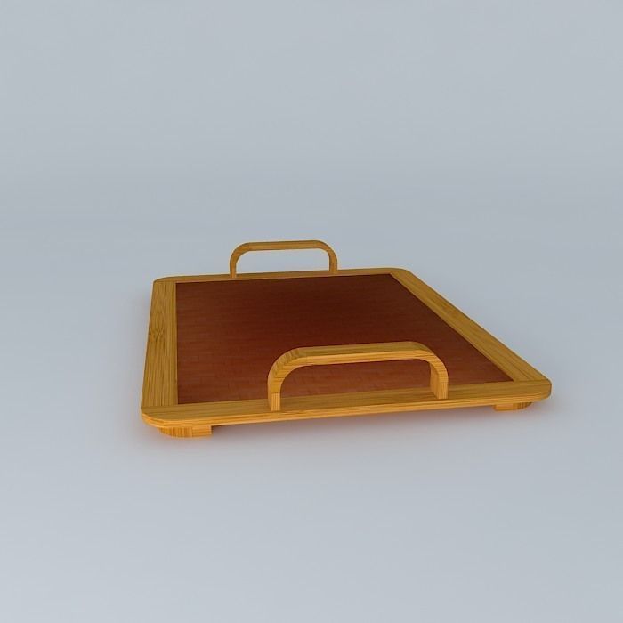 BAMBOO TRAY 3 Free 3D model_2