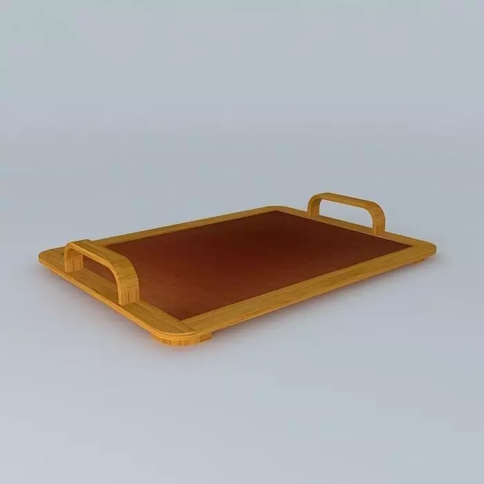 BAMBOO TRAY 3 Free 3D model_0