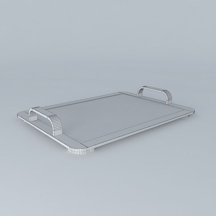 BAMBOO TRAY 3 Free 3D model_3