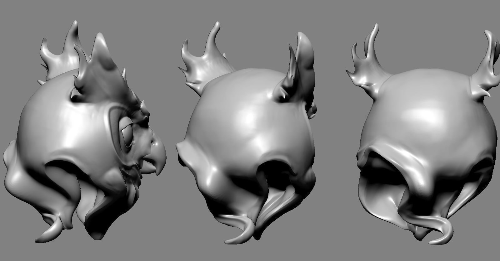 Owl Bird 3D print model_4