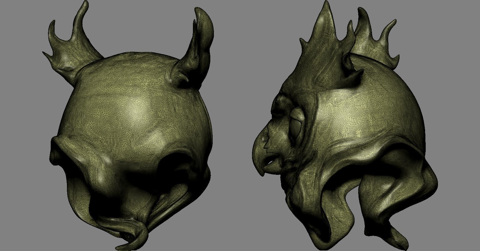 Owl Bird 3D print model_12