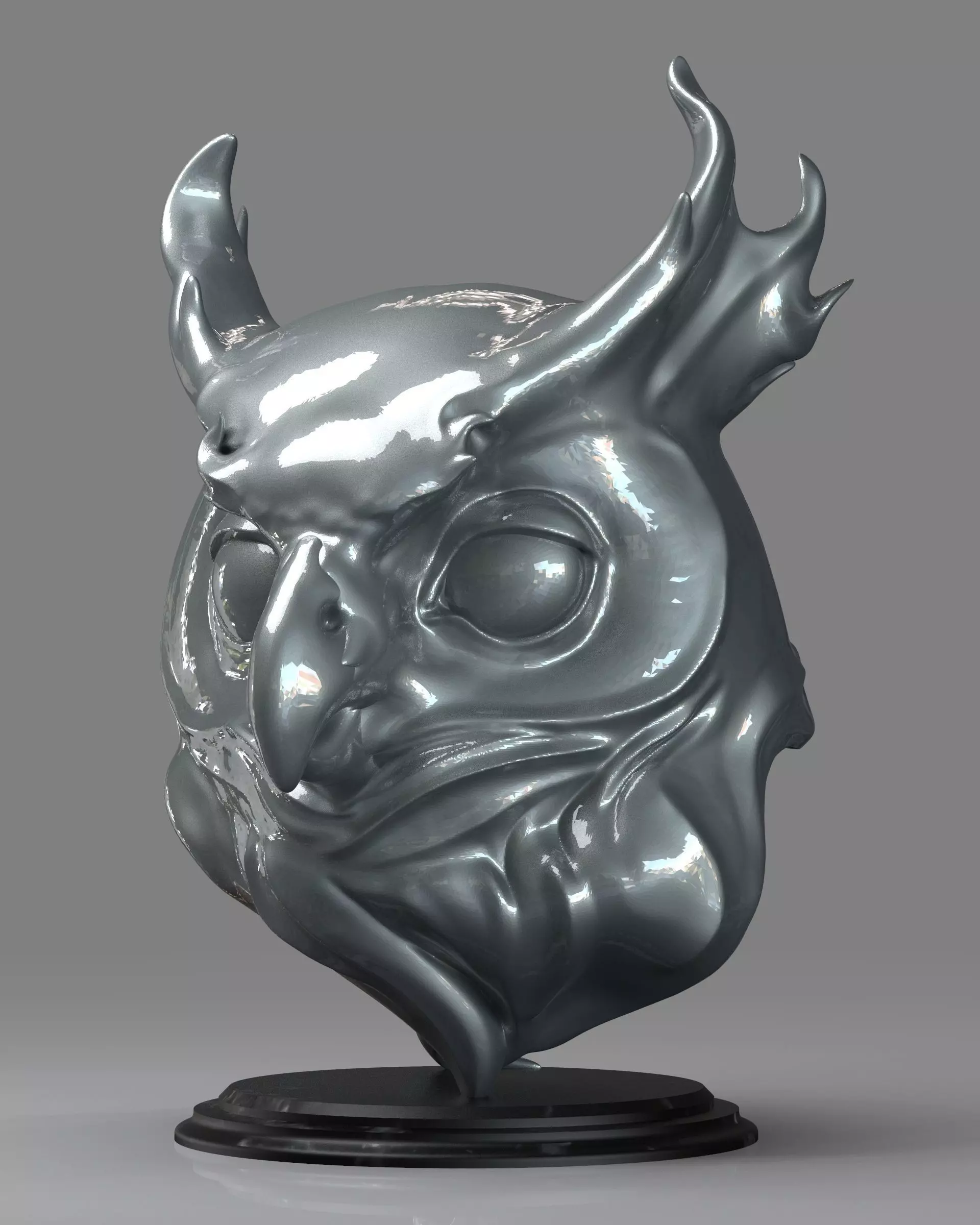 Owl Bird 3D print model_0