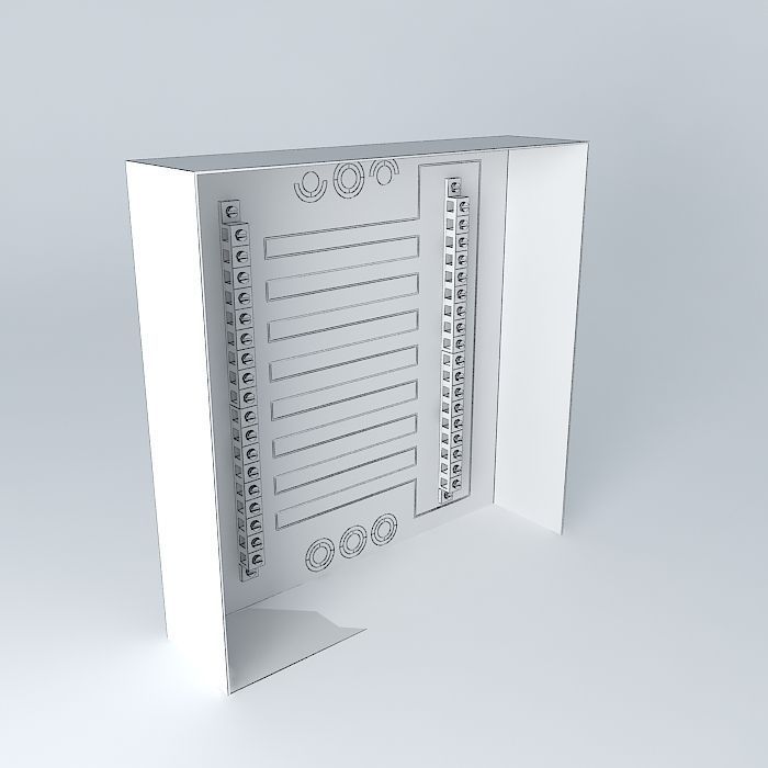 Open Breaker Box Free 3D model_3